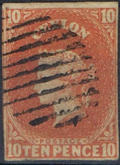 Image of Ceylon/Sri Lanka SG 9 FU British Commonwealth Stamp